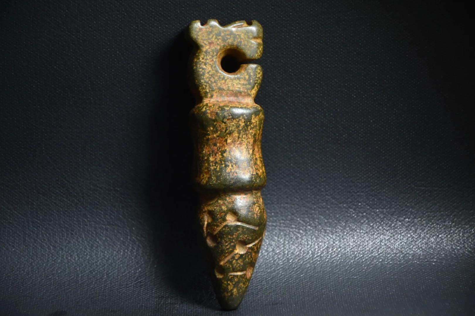 Hongshan culture meteorite artifact jade pig dragon seven star pendant