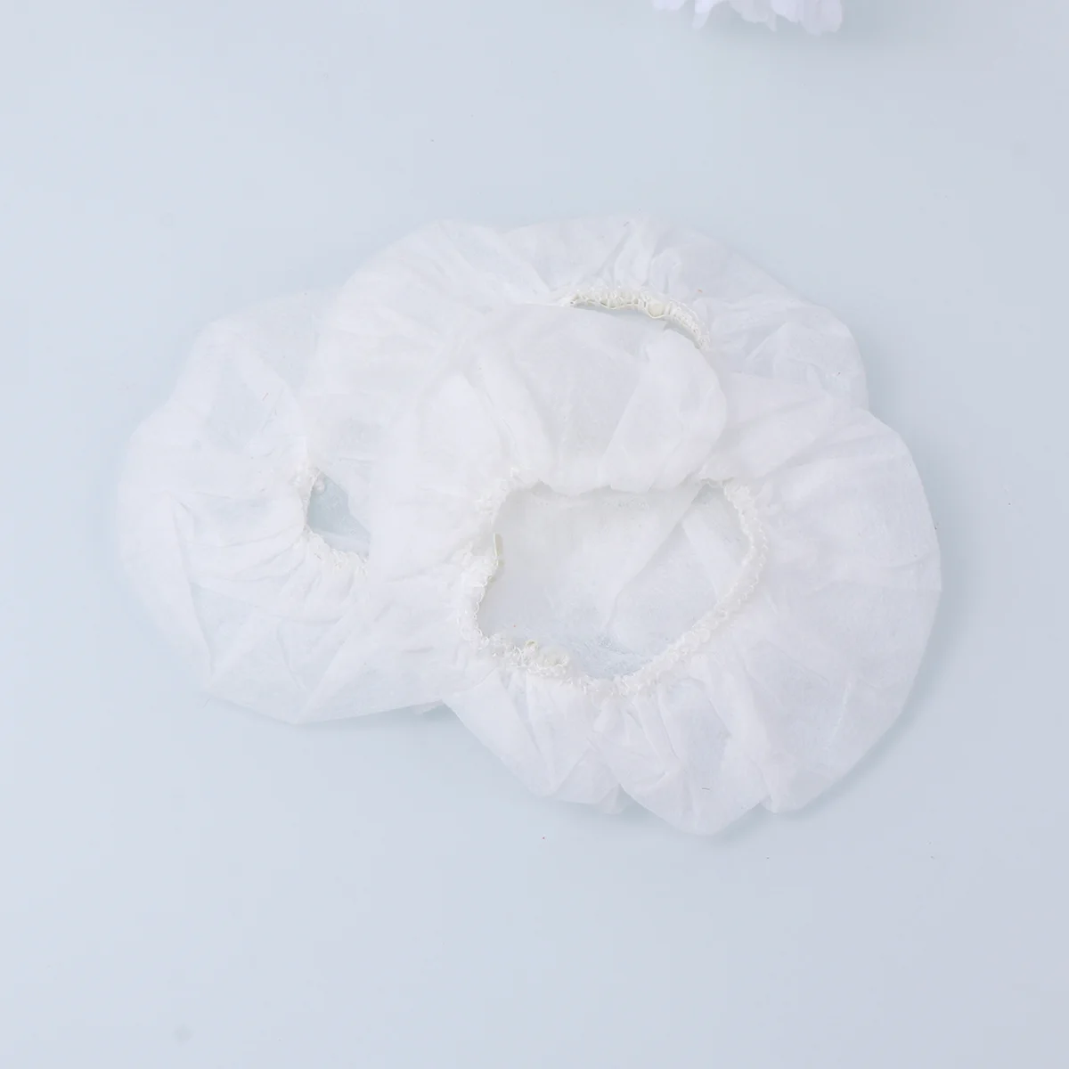 

100Pcs Headphone Earpad Covers Stretchable Disposable Nonwoven Protection for Shared Devices in Schools Offices Hospitals