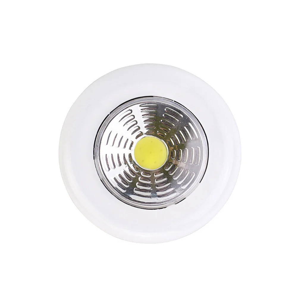 

4 LED Touch Light Super Bright White Powered Emergency Night Light for Cabinet Wardrobe Wall Car Use LED Push Lamp