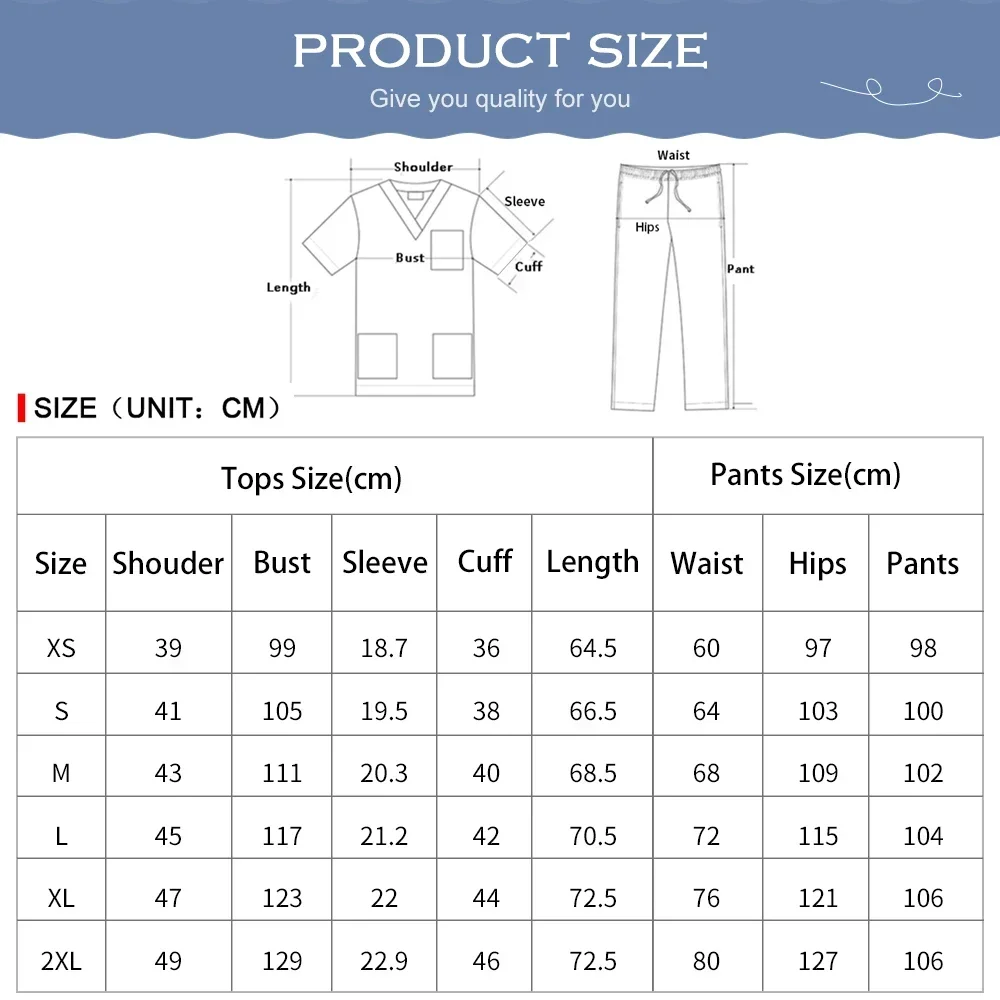 Lila OP-Kleidung, medizinische Uniformen, OP-Bekleidungsset, Krankenhaus-Arbeits-Bekleidungsset, medizinische Krankenschwester, Zahnchirurgie-Anzug, Arbeitskleidung