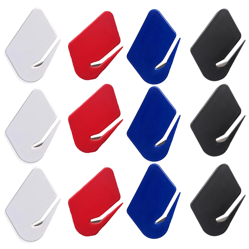 12pcs Letter Opener Envelope Mail Slitter With Razor Wrapping Cutter Box Opener Safe Mail Opener For Home Office Envelope