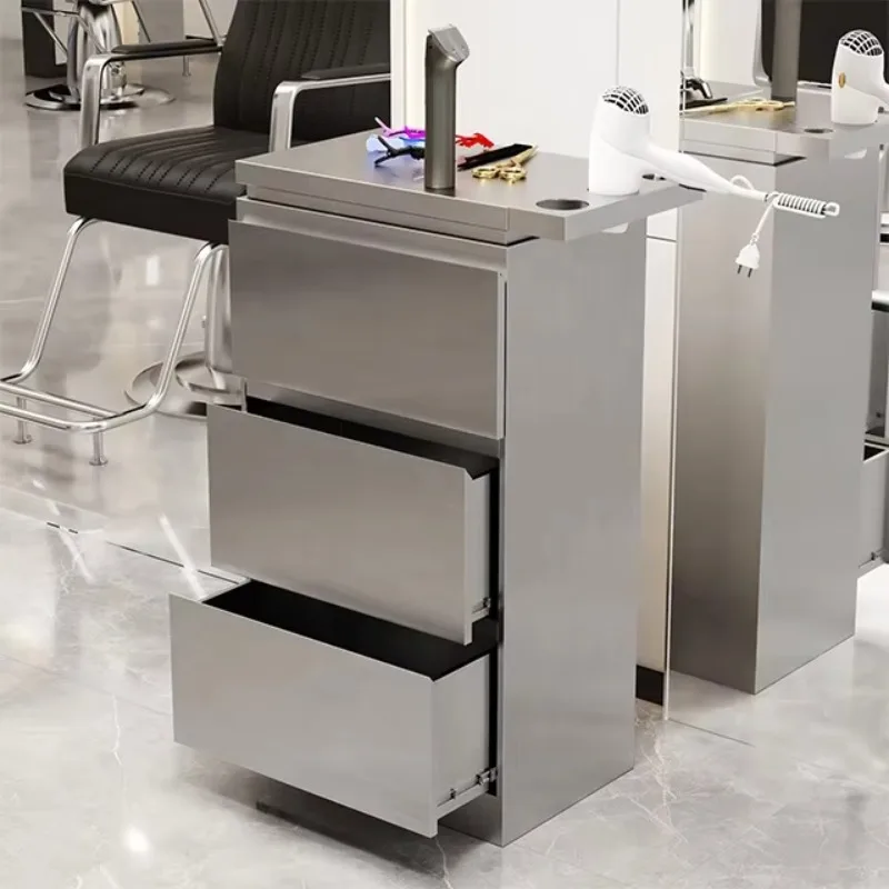 

Barber Shop Station Hair Salon Wall Cabinets