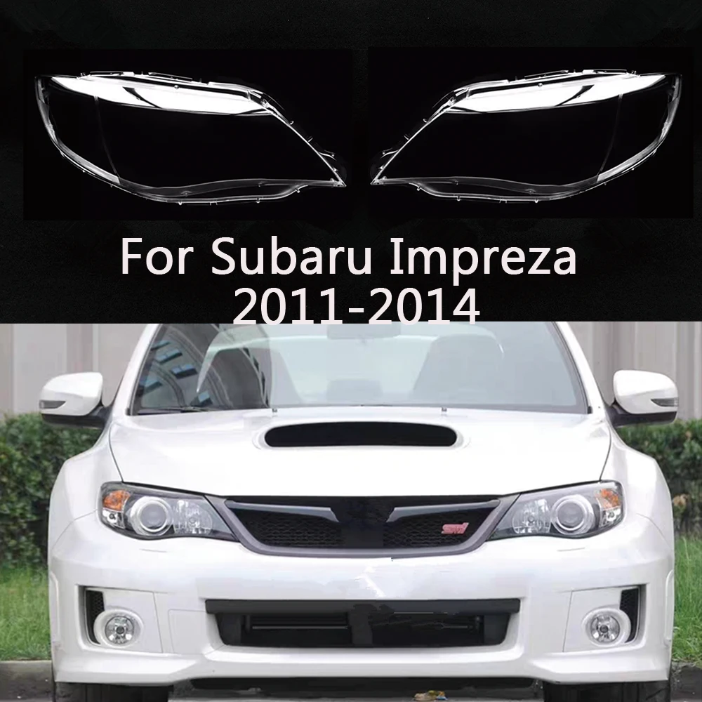 

Чехол для автоматической фары для Subaru Impreza 10-го поколения 2011-2014, крышка для фар автомобиля, абажур, стеклянный чехол для фары, корпус фары