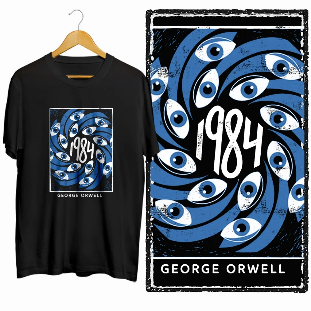 

Summer trend retro 1984 Graphic Print Men T-shirt O-Neck Loose Casual Fashion T-shirt Men 100_ Cotton T-shirt woman T-shirt