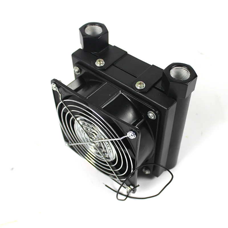 AF0510T-CA mini  5L/Min Air Cooler Hydraulic Cooler Air Cooled Oil Radiator Heat Exchanger for CNC Hydraulic System