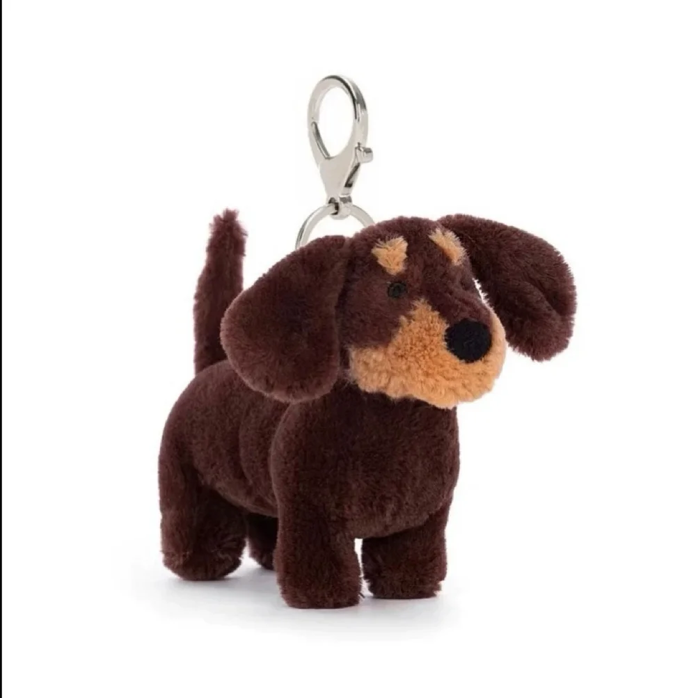 

Плюшевый брелок-подвеска JELLYCAT Otto Dachshund (собака-такса) из Великобритании, украшение для сумки, подарок