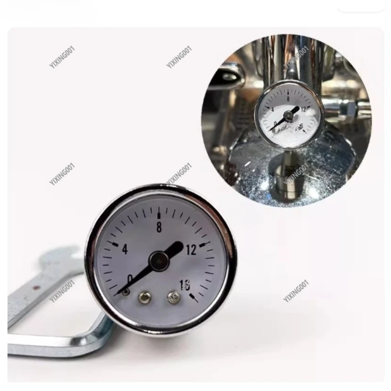 Semi-Automatic Coffee Machine Gauge - E61 Brewing Head Pressure & Temperature Meter