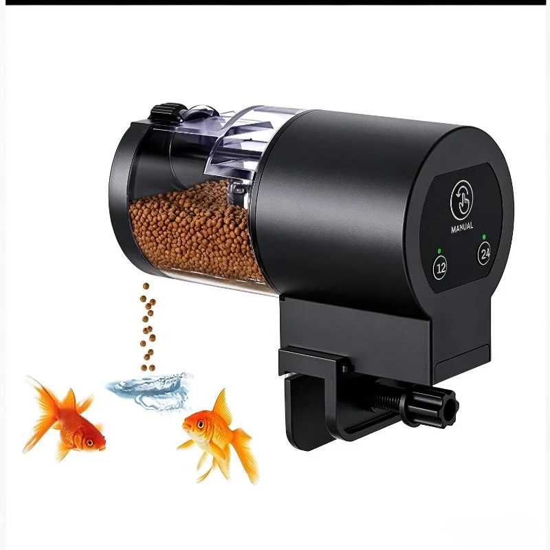 Automatic Fish Feeder 100ML Ca - Aquarium Fertilizer ulasan dan harga