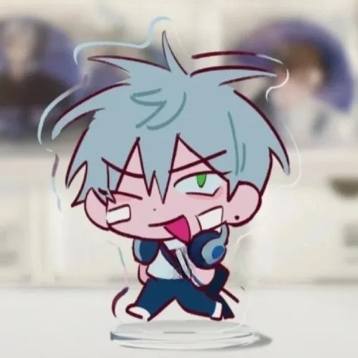 علامة أنيمي الطرفية محلية الصنع لمرحلة الغريبة من الأكريليك الصغيرة الدائمة لتزيين سطح المكتب عالي الجمالي