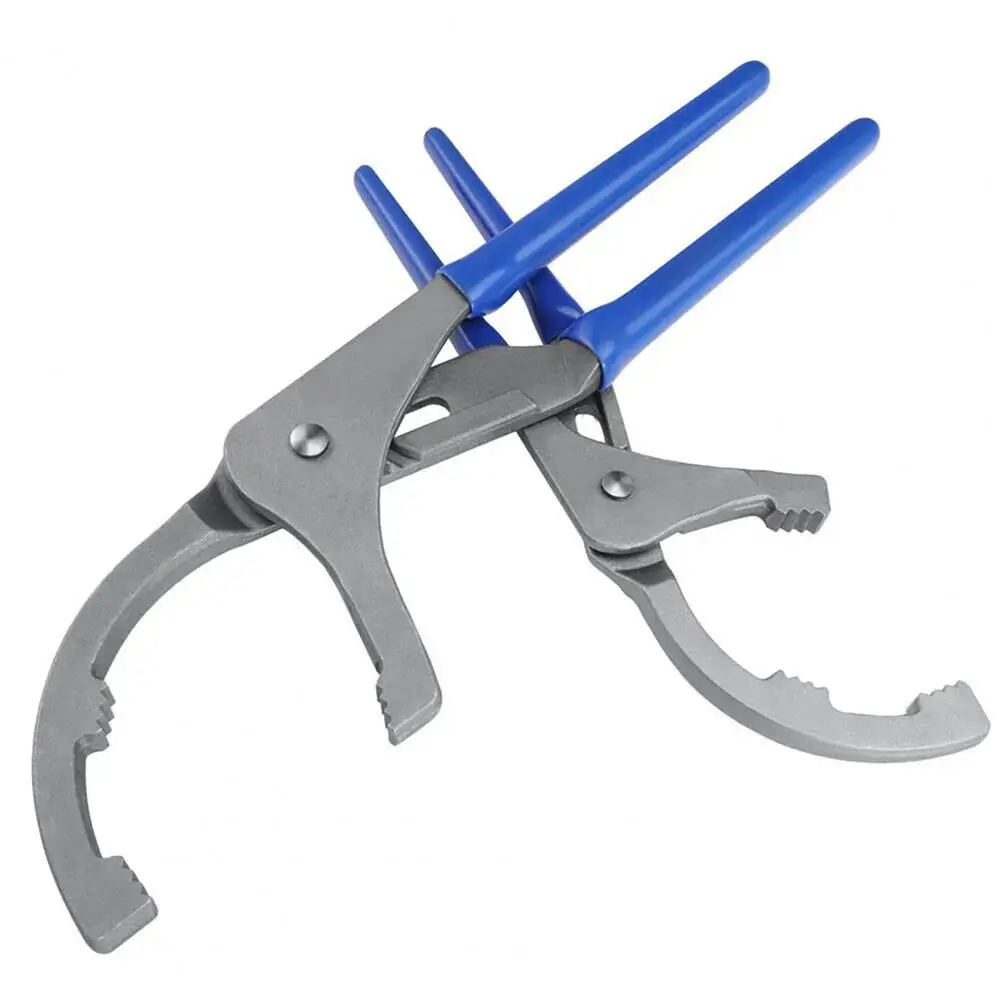 Oil Filter Removal Tool Adjustable Oil Filter Pliers 9/12-inch Heavy Duty Steel Wrench Tool Car Accessories for Easy Oil Filter