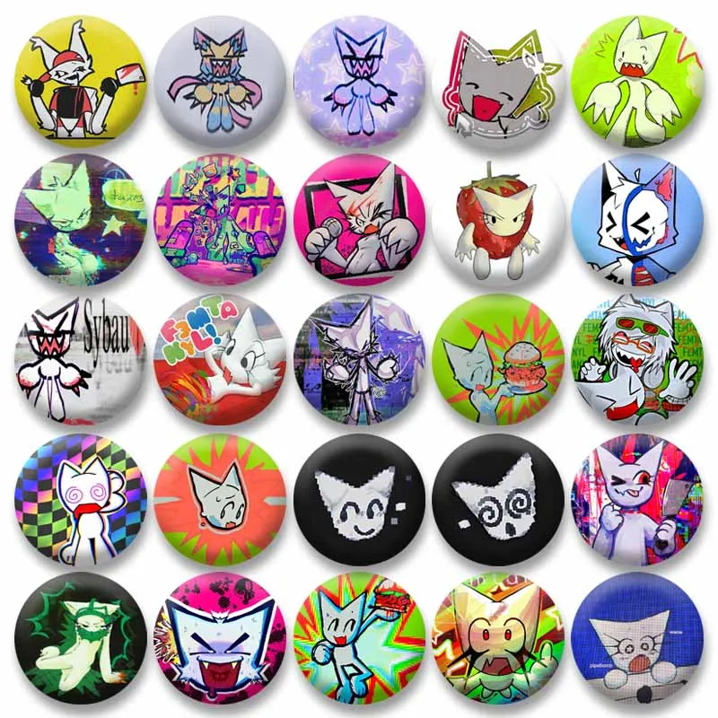 Hip Hop Music Femtanyl Token Coin Badges Funny Exquisite Round Brooch Cute Cartoon Lapel Pins Jewelry Accessories Souvenir Gifts