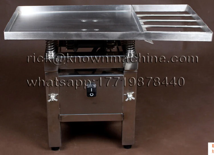 Пищевая нержавеющая сталь 45 Вт Вибрационный стол для шоколада Бесплатная доставка