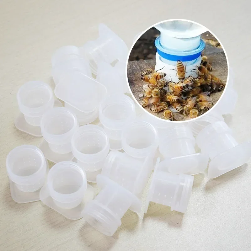 20PCS Beekeeping tool 2838 pinhole bottle cap water dispenser square bee water dispenser