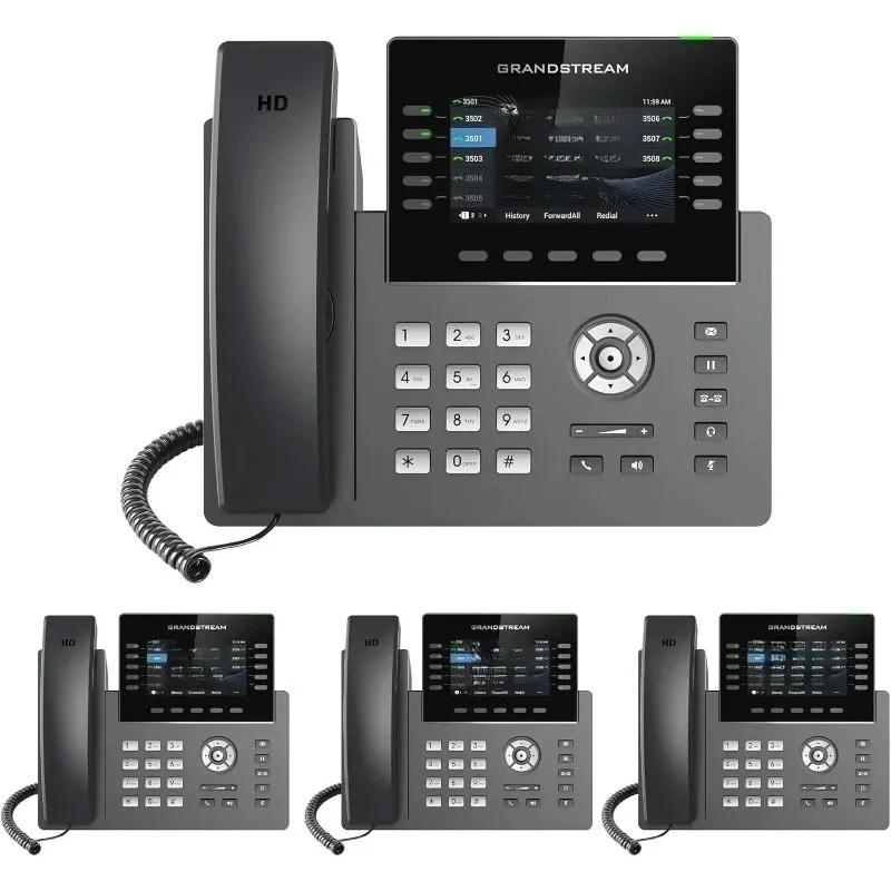 Popular.Business Phone System 'Mission Machines' G400C: Includes Grandstream GRP2615 Phones + 'Mission Machines' Cloud Server