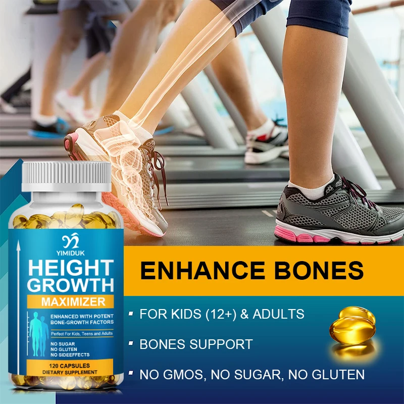 High-Quality Height Growth Agent -Natural Height Increase Capsules -Calcium-Containing Bone Growth Capsules