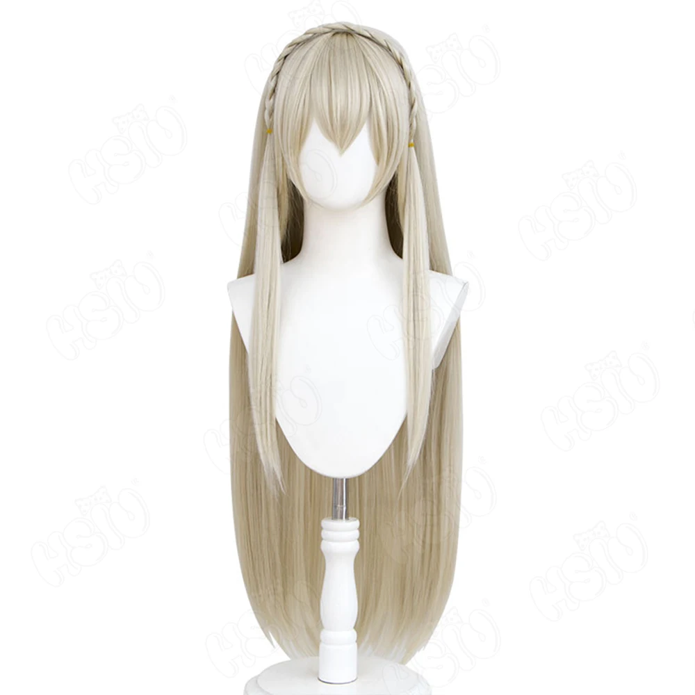 

Game Blue Archive Kirifuji Nagisa Cosplay Wig 85CM Long light blonde hair Game cosplay Wig anime cosplay Wig