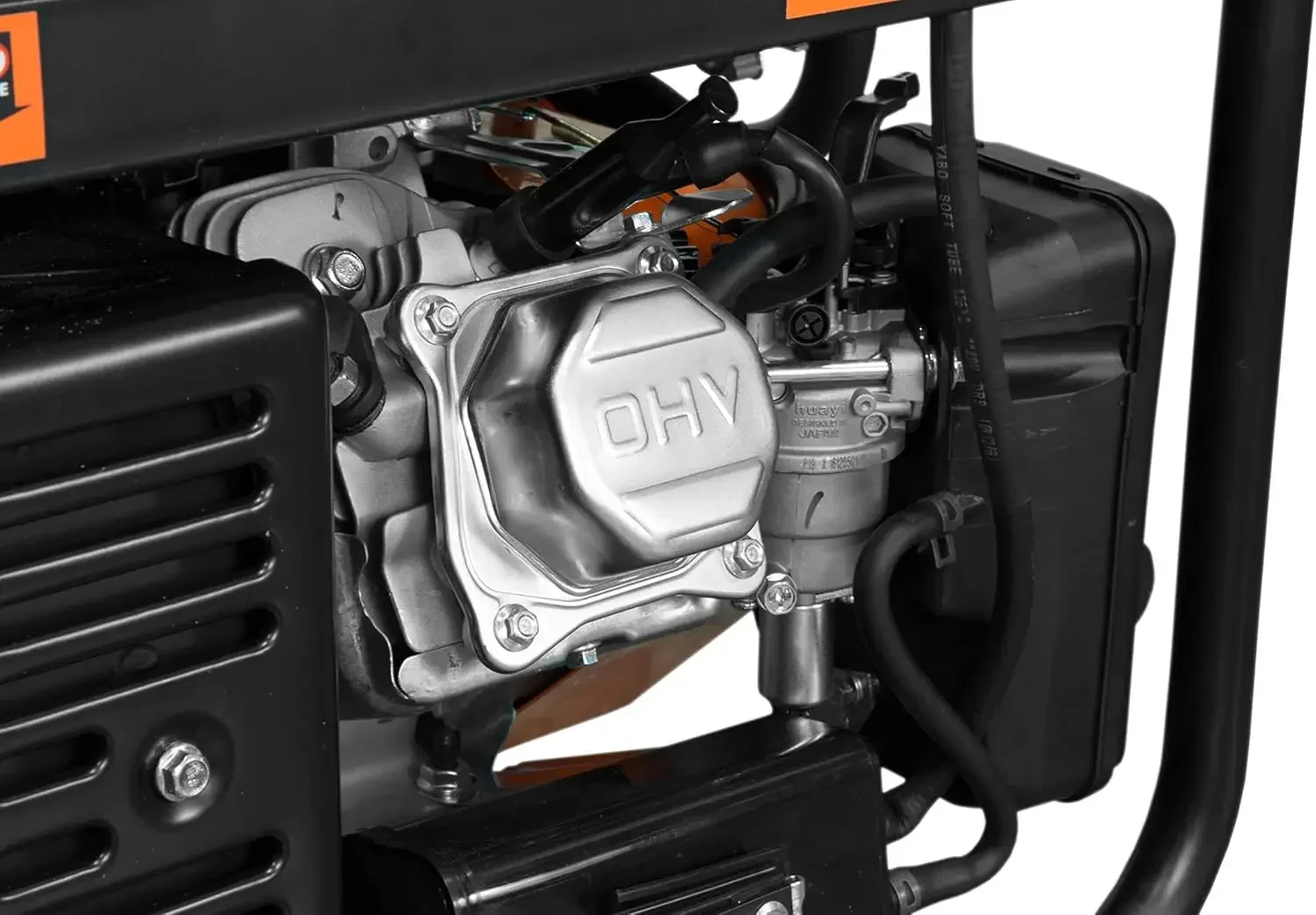 [XMSJ-¡Stock limitado, ¡Compre ahora! ] DF475T Generador portátil de combustible dual de 4,750 vatios 120 V/240 V con giro simple de selección Dial, rueda