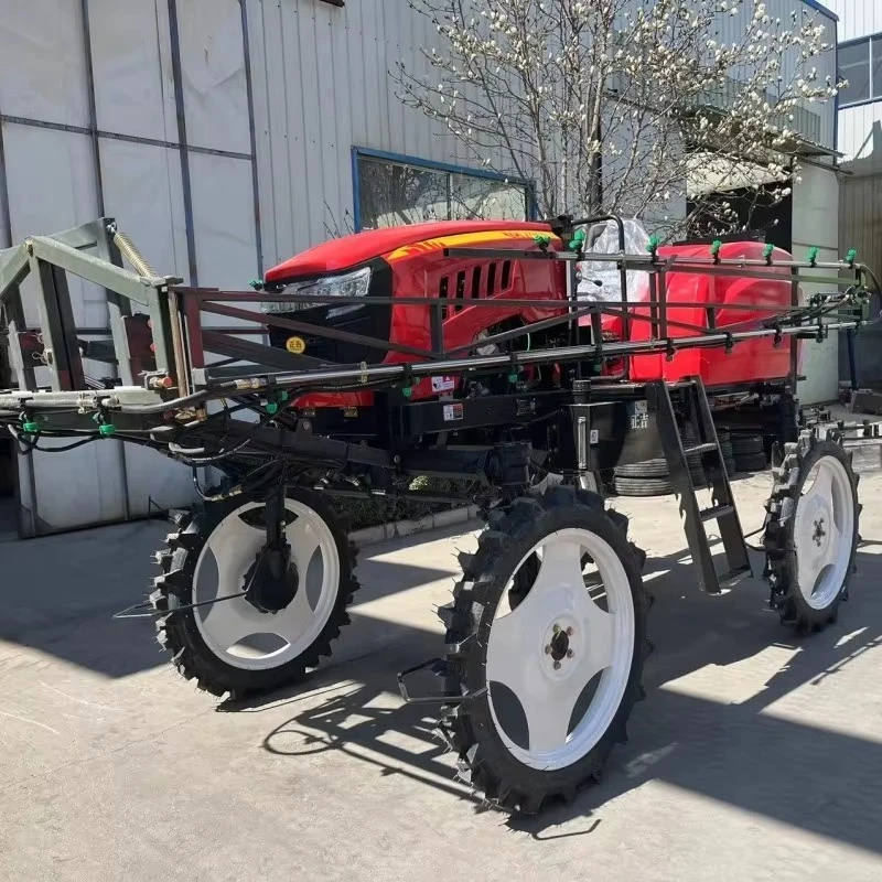 High Clearance Self Propelled Sprayer Tall Crop Chemical Dispenser Machine Minimize Soil Compaction Structural Damage