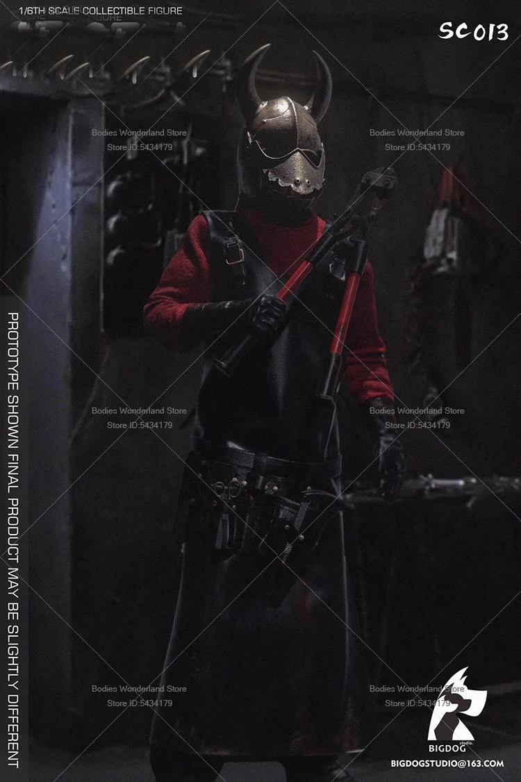 В наличии BIGDOG STUDIO SC013 масштаб 1/6, ужасающая голова быка, солдат, классический фильм, 12 дюймов, полный набор, экшн-фигурка, коллекция кукол