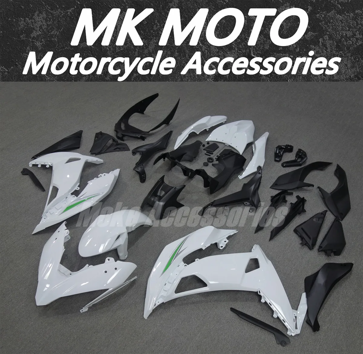 

Fairings Kit Fit For ER6F NINJA 650 2017 2018 2019 Bodywork Set High Quality Injection Black White Green Silver New