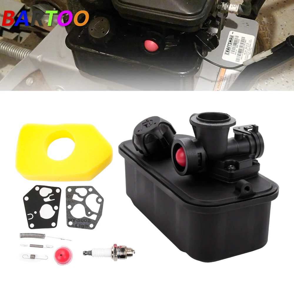 Carburetor Kit With Fuel Tank 494406 For Briggs & Stratton 494406 498809 498809A Engine Parts FRG032