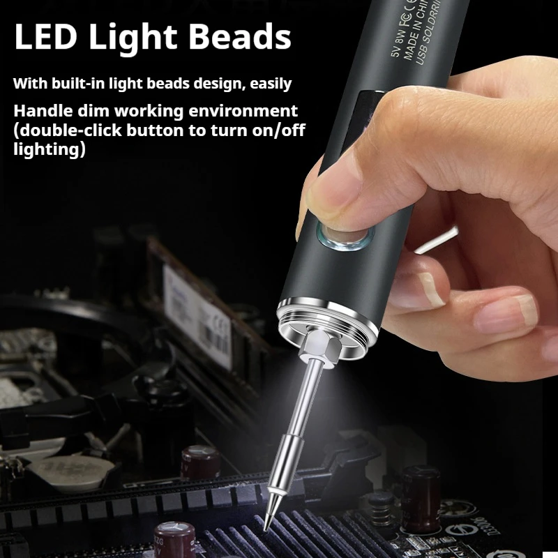 KNY Canoyu radio soldering iron usb charging intelligent digital display portable household repair soldering iron welding pen