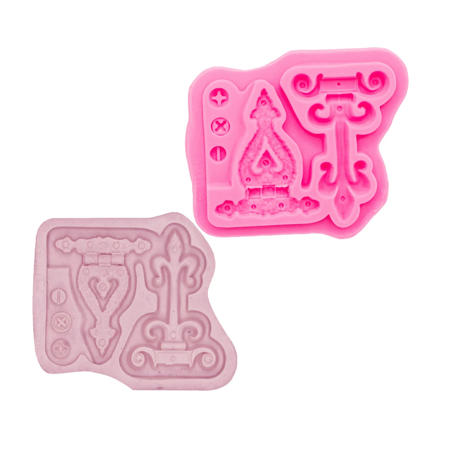 Vintage Key Lock Silicone Mold for Chocolate Gummy Candy Cake Decorating Polymer Clay Resin Jewelry Supplies