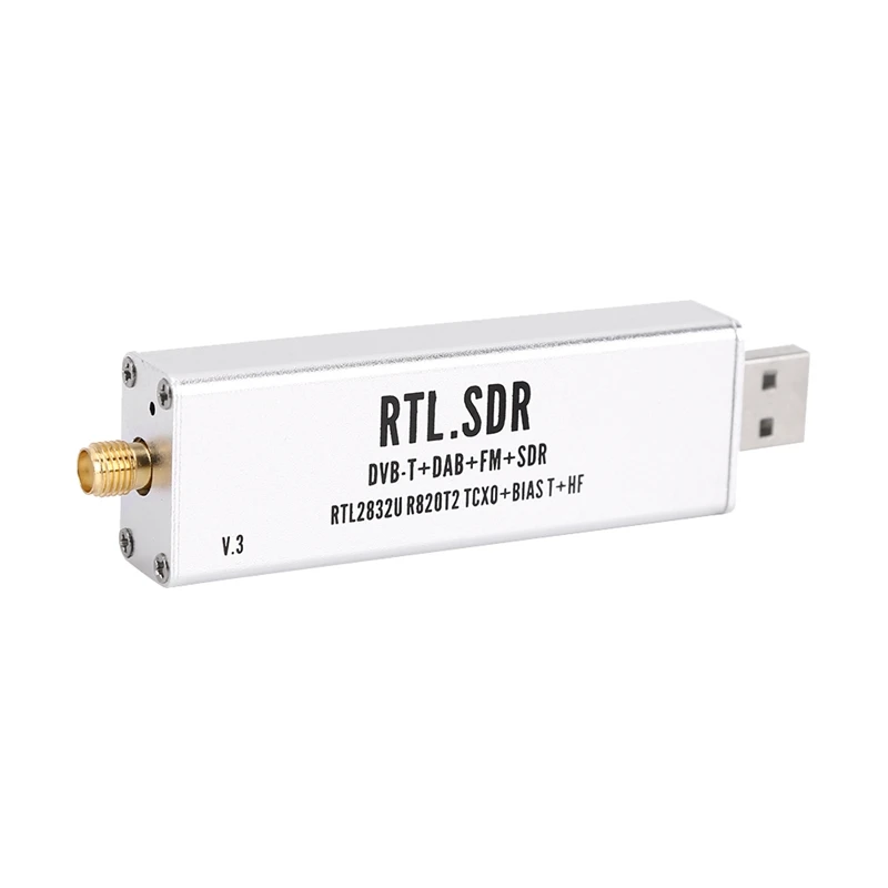 0.1Mhz-1.7Ghz TCXO Temperature Compensated High Stability Full-Band Software Receiver, Aviation Band ADSB