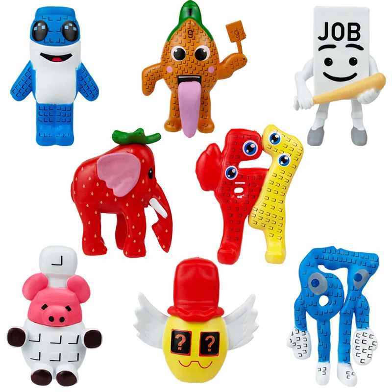 Italienische Brainrot-Actionfiguren „Steal A Brainrot“, Modellpuppe, Anime-Ornamente, 67 Haus, 9 Mitarbeiter, Erdbeere, Elefant, Kinderspielzeug, Geschenk