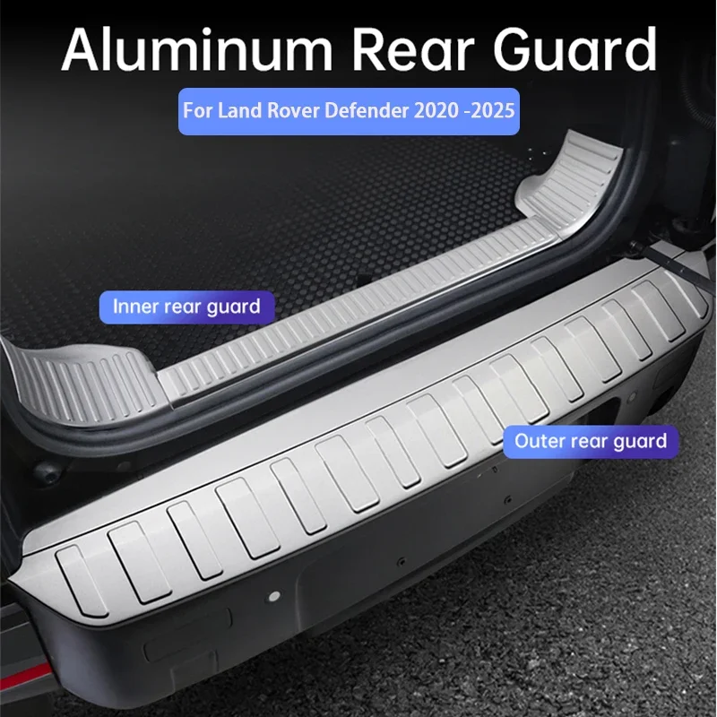 

For Land Rover Defender 2020 -2025 Car Rear Guard PanelTrunk Guard PanelTailgateTailgate Threshold Strip Modification Specialty