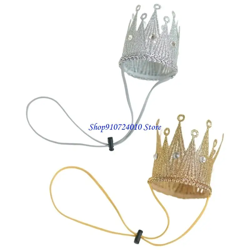 

77HD Sparkling Infant Hair Ornament For Birthdays Weddings Photography Practical Polyester Design Costume Accessory
