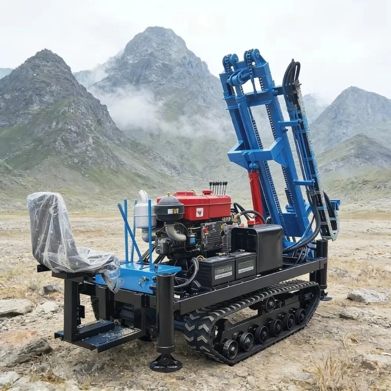 Solar Piling Rig Hydraulic Ramming Photovoltaic Pile Driver For C Channel Steel Post Driver Construction Equipment