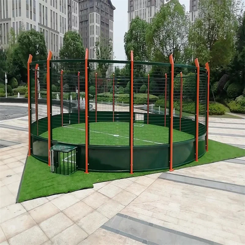 กีฬายอดนิยม Street Soccer Cage ฟุตบอลบาสเกตบอลการฝึกอบรมกรงฟุตบอลกลมเล็ก