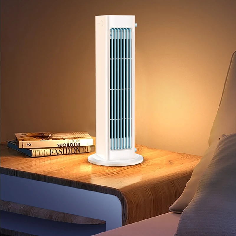 Desktop Cooling Mute Tower Fan Charging Household Suspending Wall Fan Cooling Cycle Small Desktop Wall-Mounted