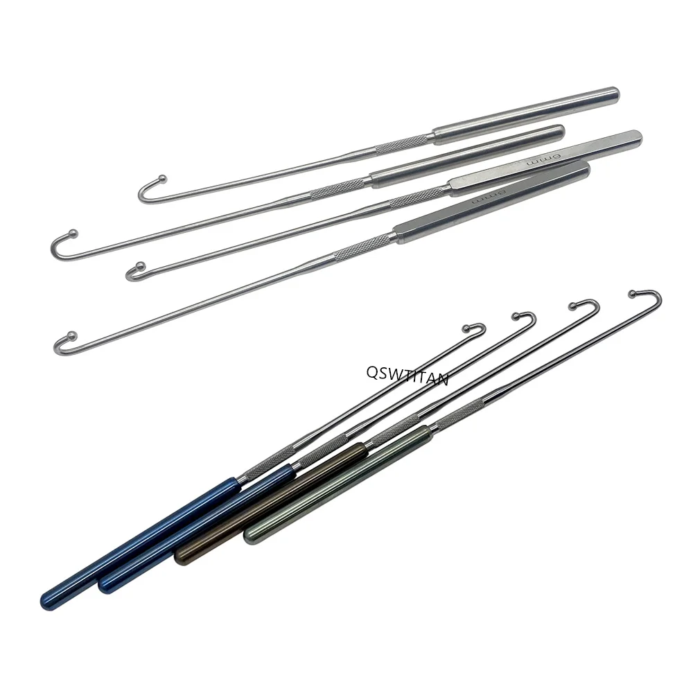 Uterine hook pet Dogs Cats Animal Ovariectomy Spay Snook With Ball Veterinary Orthopedic Instruments