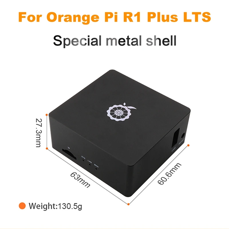 For Orange Pi R1 Plus LTS Development Board+Case 1GB DDR3 Rockchip RK3328 Open Source Run Android9/Ubuntu/Openwrt OS