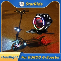 For Kugoo G-Booster Electric Scooter Front Light Modification Accessories Electric Scooter LED Headlight Big Front Light Lamp