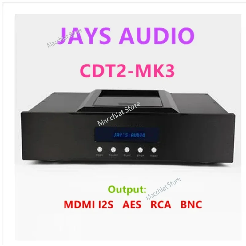 Jay'S Audio CDT2 MK3  Transport HIFI  Turntable OCXO Constant Temperature Clock M4 Driver IIS RCA BNC-I2S