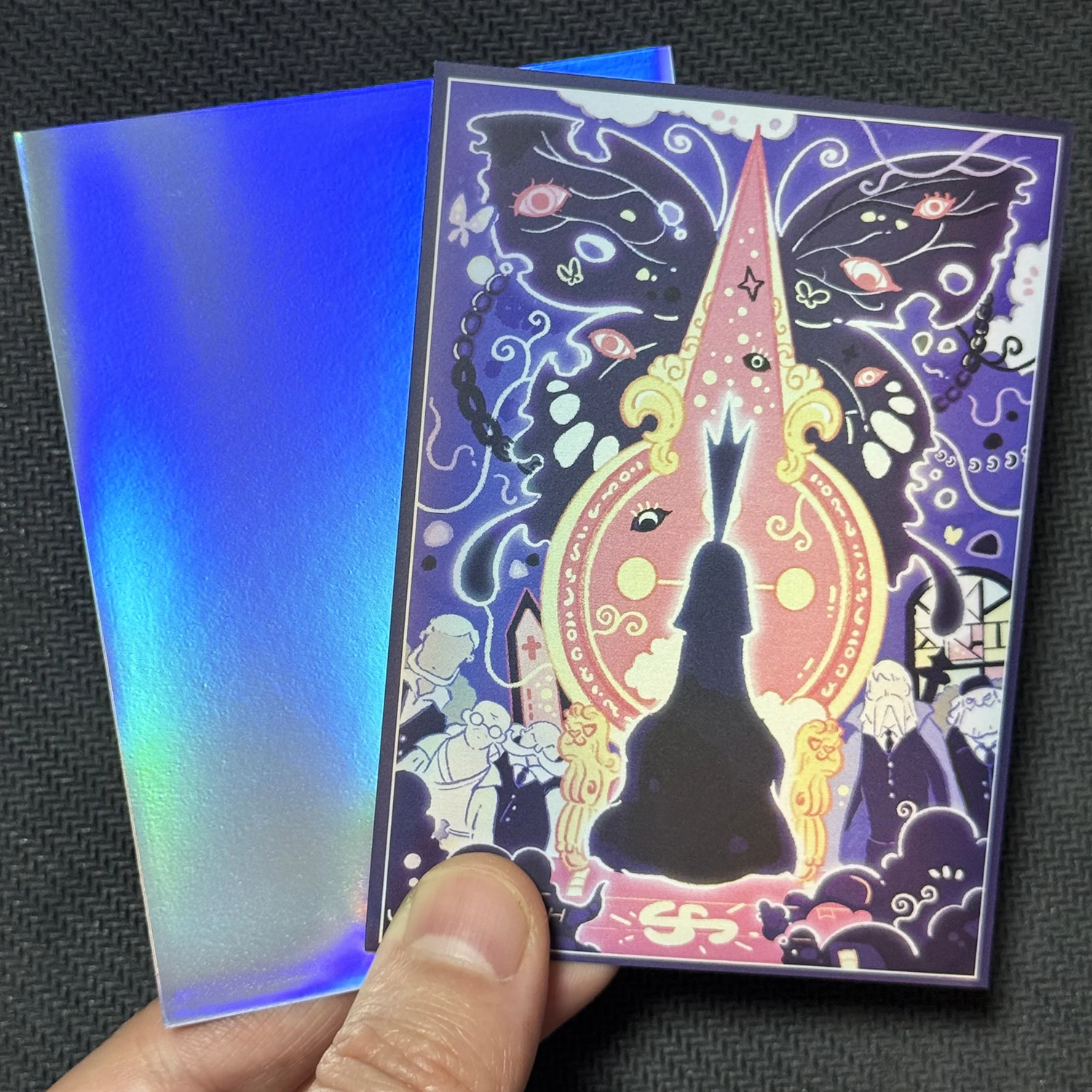 60pcs/Pack Foil One Piece Card Sleeves for Standard Size Card Protector Shinny Cover for OPCG/DPCG Board Game 67x92mm view 5