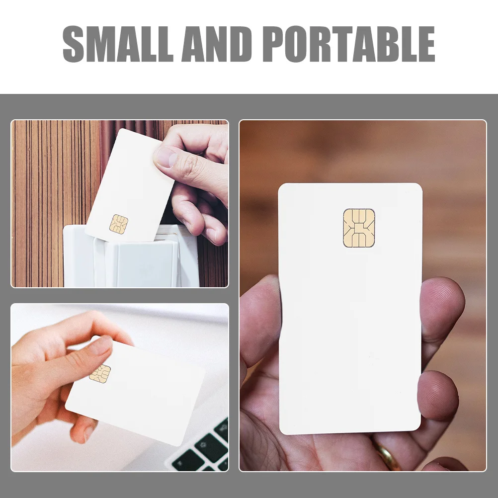 15Pcs Ic Cards White Blank Cards Chip High Capacity 16k Memory Access Control Card White Card Ic Tag Blank Labels