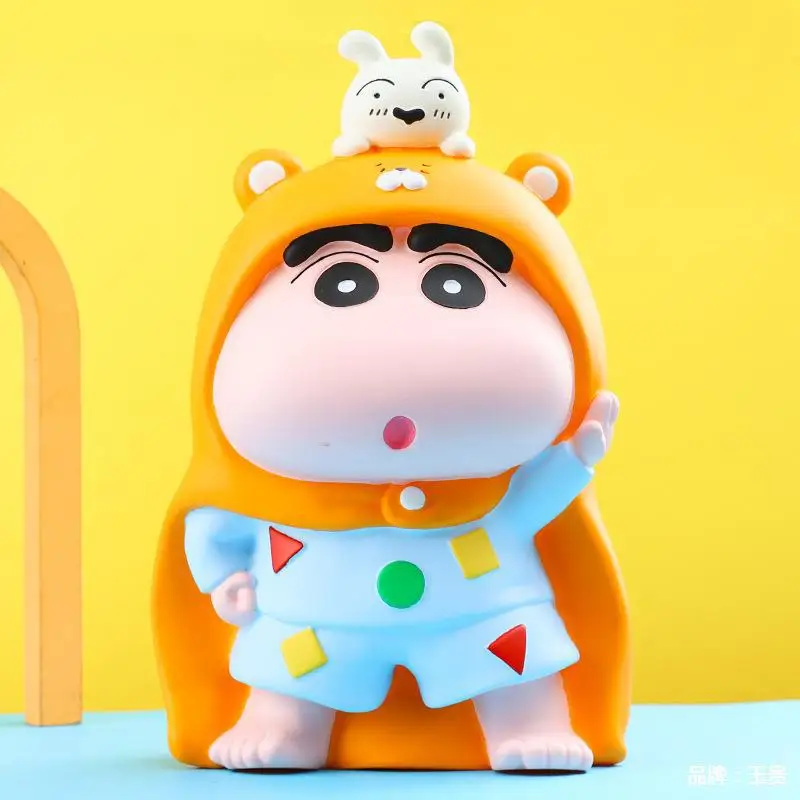 Cartoon Crayon Shinchan Vinyl Piggy Bank High-capacity Coin Piggy Bank Children Student Products Wholesale