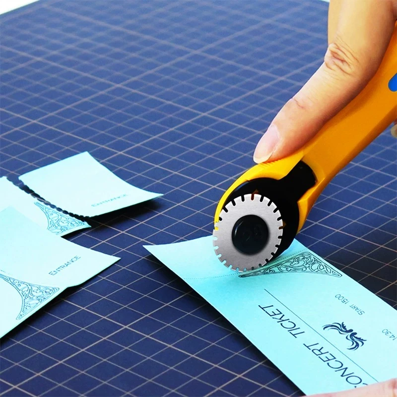 For OLFA PRC-3C Perforating Wheel Blade PRB28-2 Tear Line Cutter for Coupon Ticket Paper Craft Making