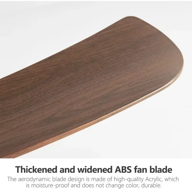 Ventilateur de Sol Basse avec Lumière LED, Design Moderne et Simplicité, Télécommande DC, Plafonnier d'Nik, 110/220V