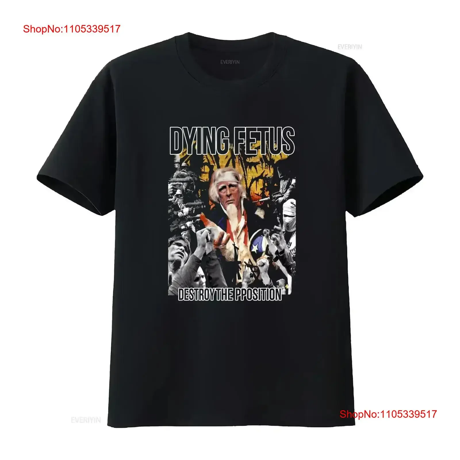 DYING FETUS Destroy the opposition T shirt Cotton tee All Sizes YA950 vintage Washed Breathable fashion homme graphic Soft