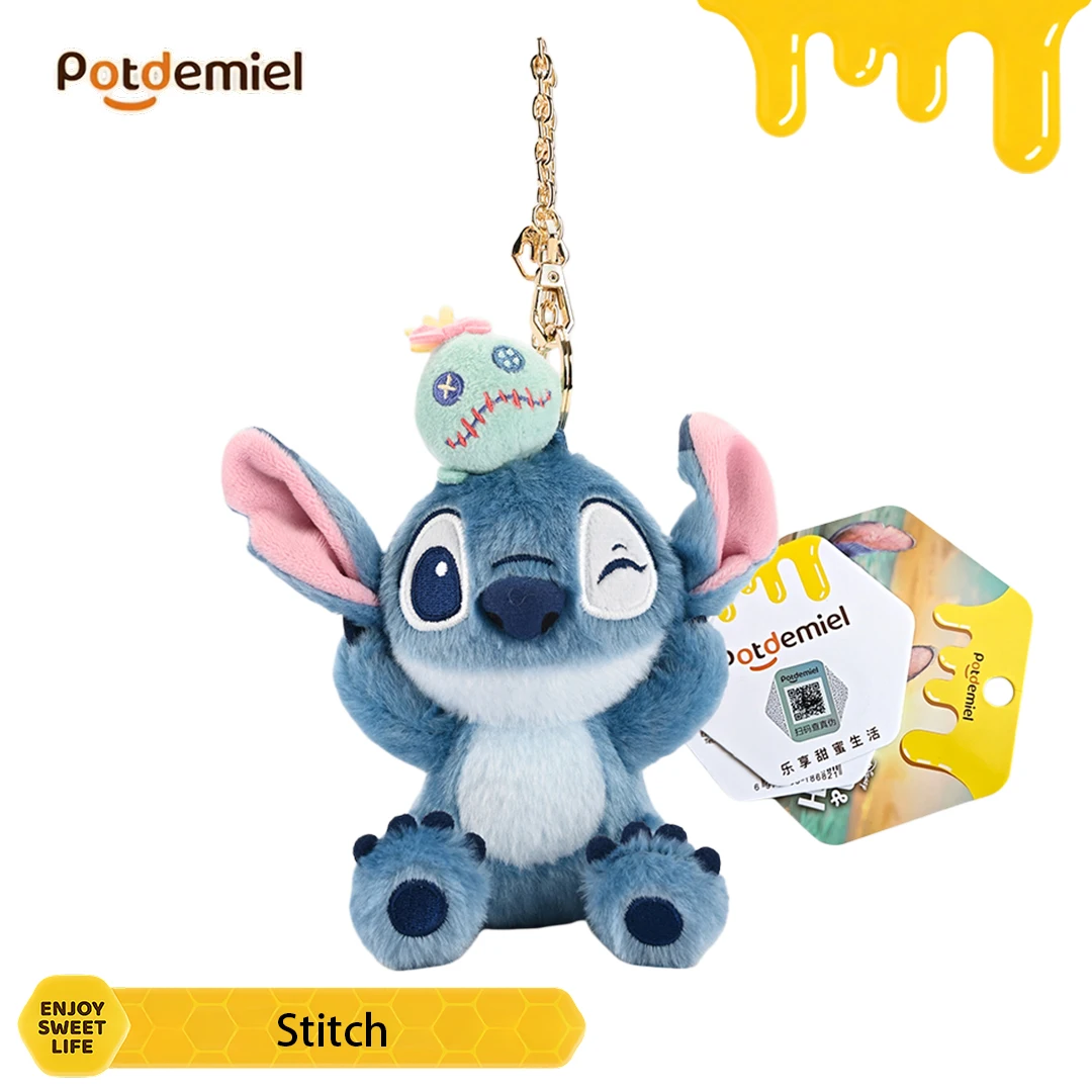 Potdemiel Lilo Stitch: Adorno de peluche original y divertido para bolso, dije de dibujos animados para cartera, regalo de vacaciones para niños, recuerdo de fiesta, adorno.