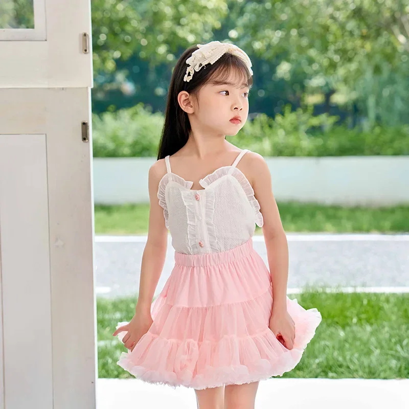 MiDee falda de tutú de tul de Ballet para niña y niño, faldas de baile de ola dulce, vestido de rendimiento de fiesta, más de 30 colores