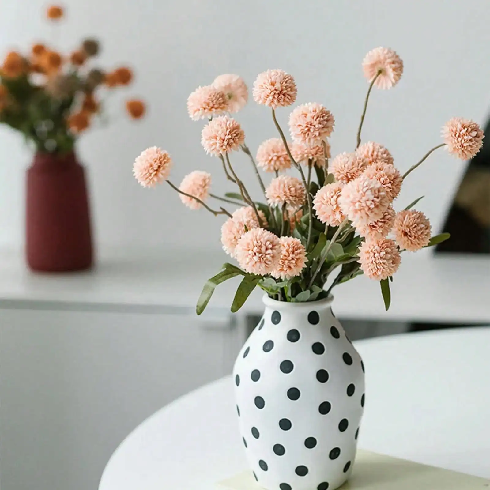 Faux Kiku Flower Sm…