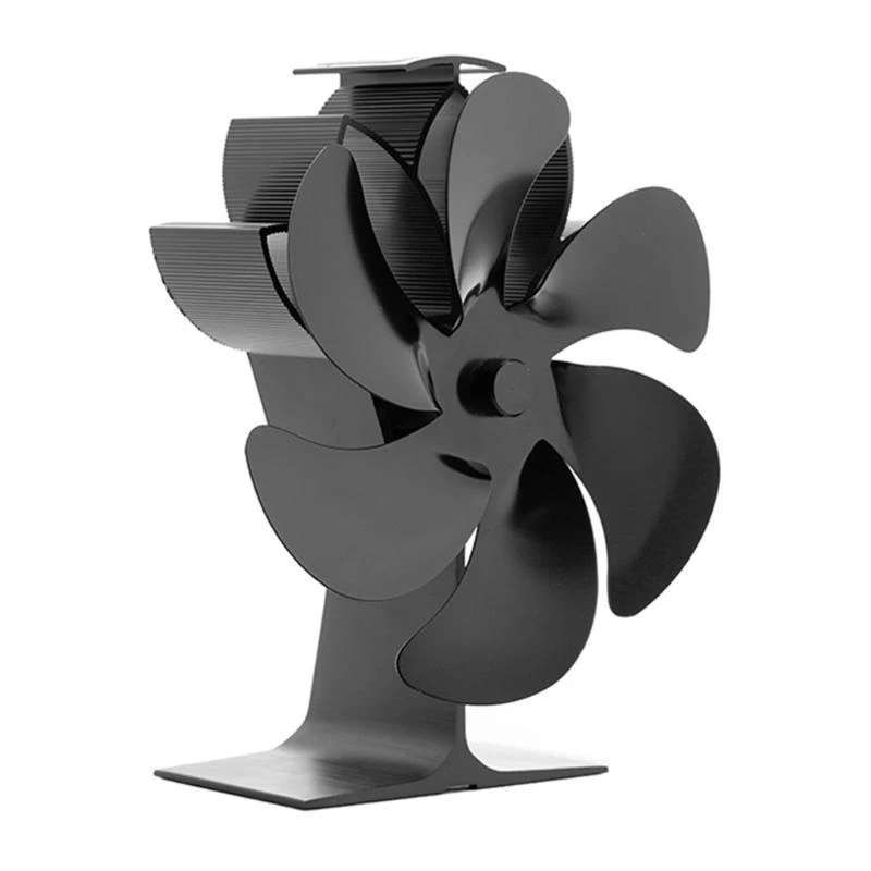 

E74E Silent Heat Powered Stove Fan 6 Blade Small for Ideal Gift for Your Home Fa