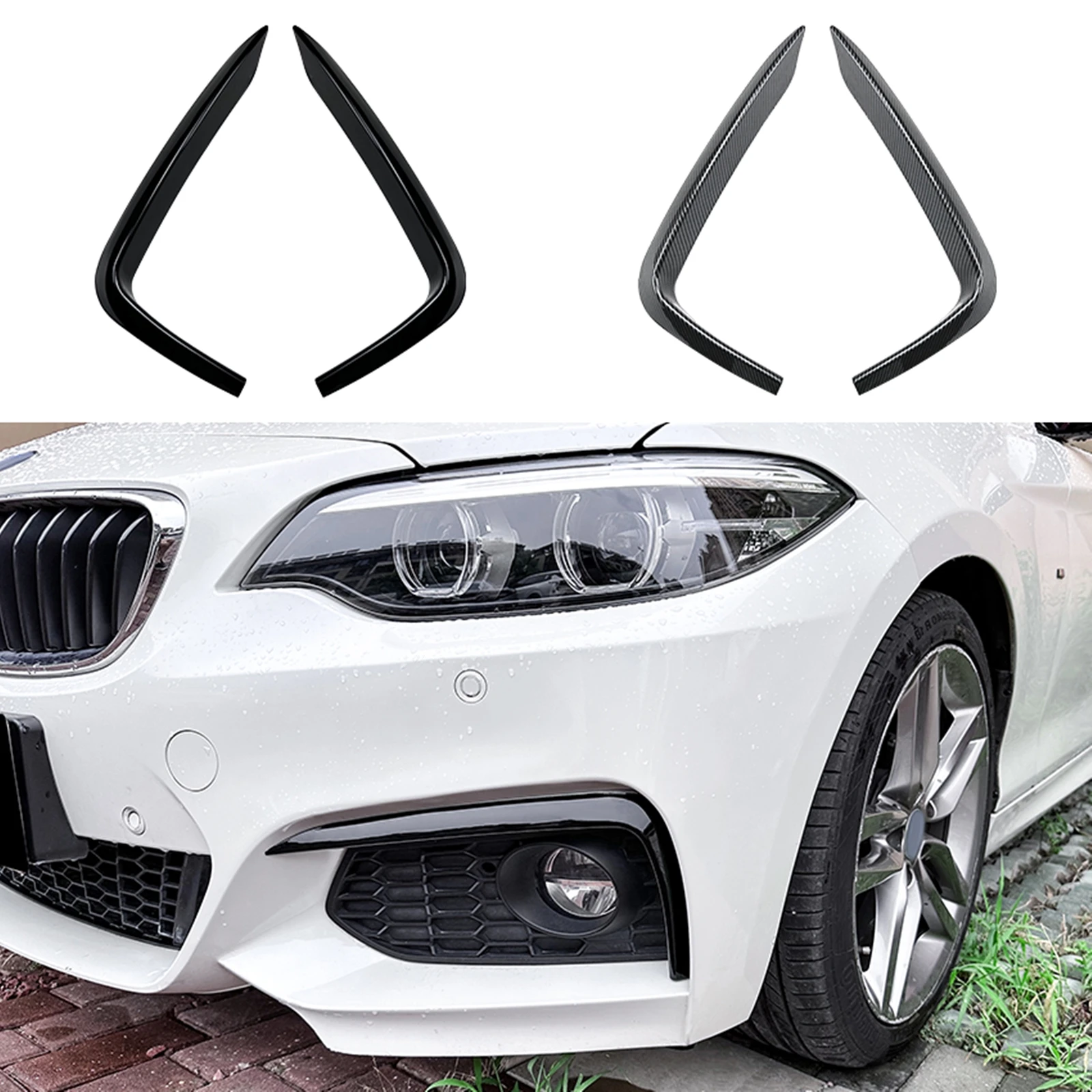 

2 шт., передний бампер для BMW 2 серии F22 F23 218d 220i 220d 225d 228i M Sport 2014-2021