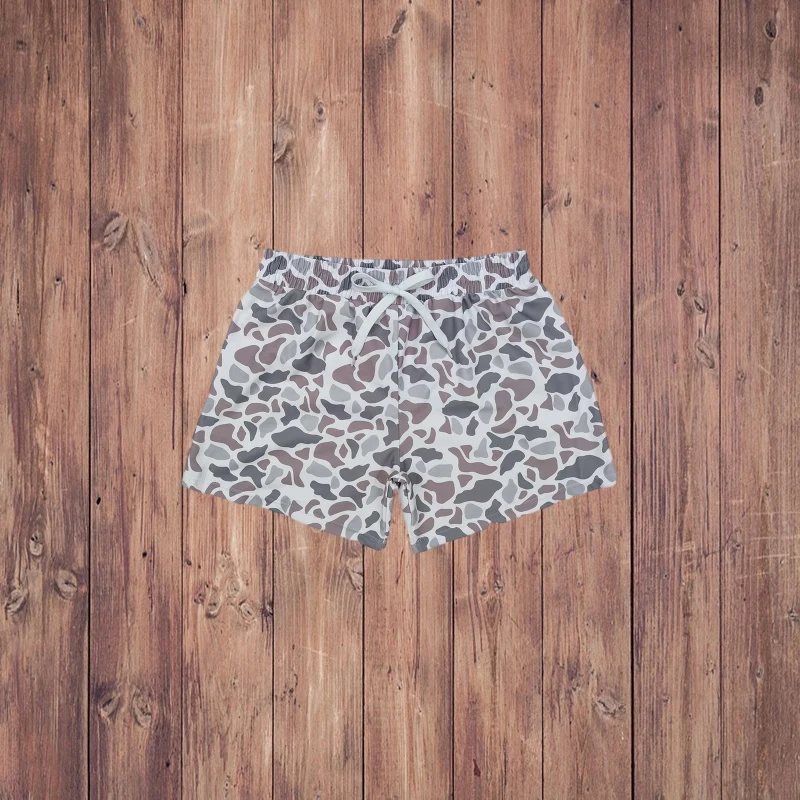 

4.7 S0458 Brown Grey Camo Children's Swimwear Premium Quality Wholesale Price Kids' Swimsuit